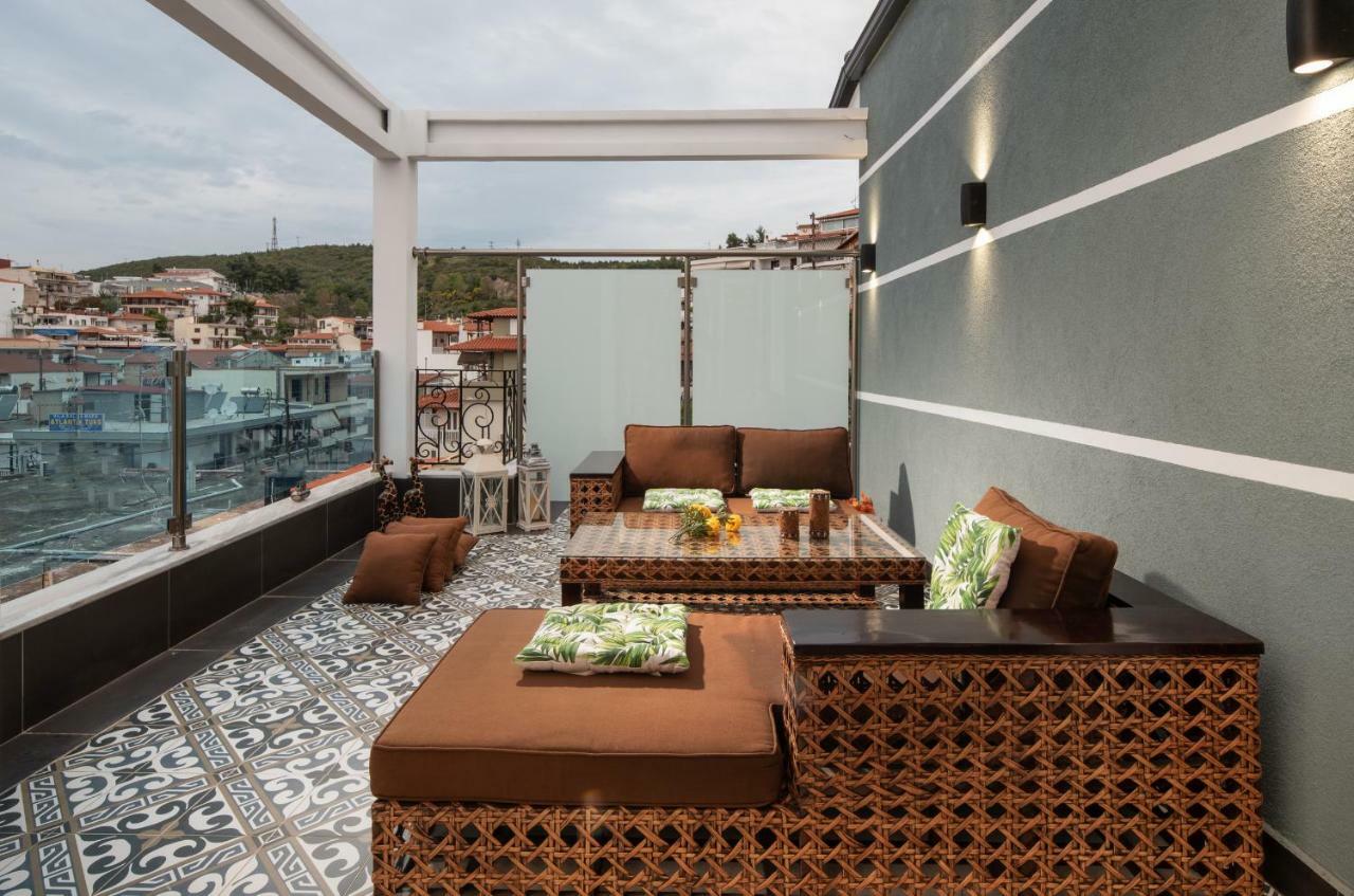 Pela Veranda Exquisite Suites Neos Marmaras Bagian luar foto